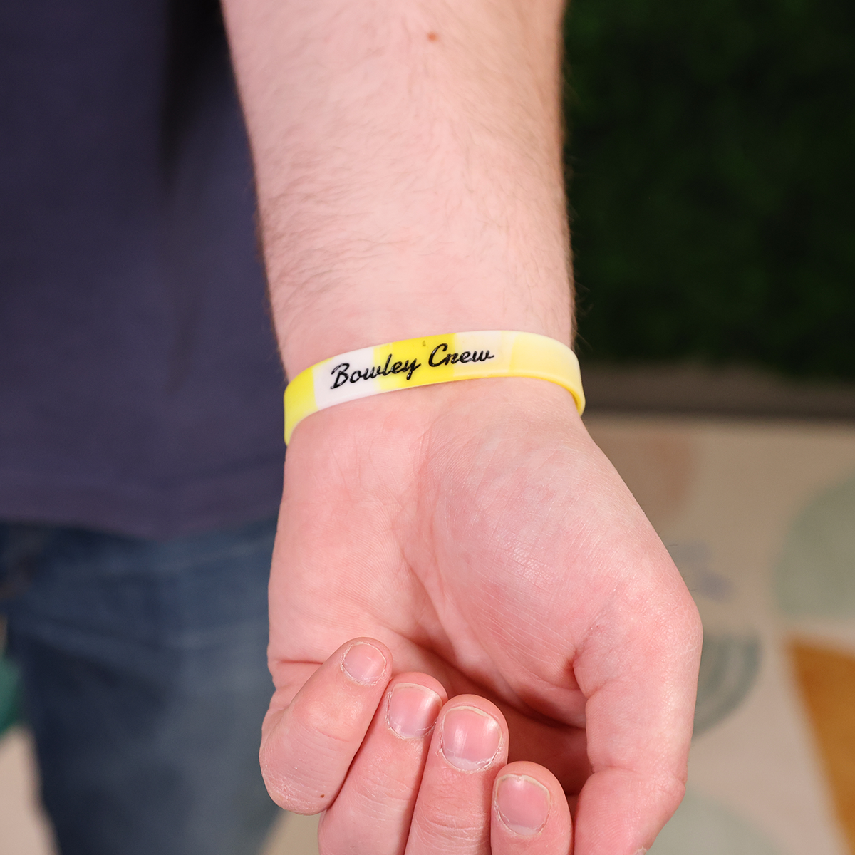 Yellow Test Subject Addie Bowley Wristband